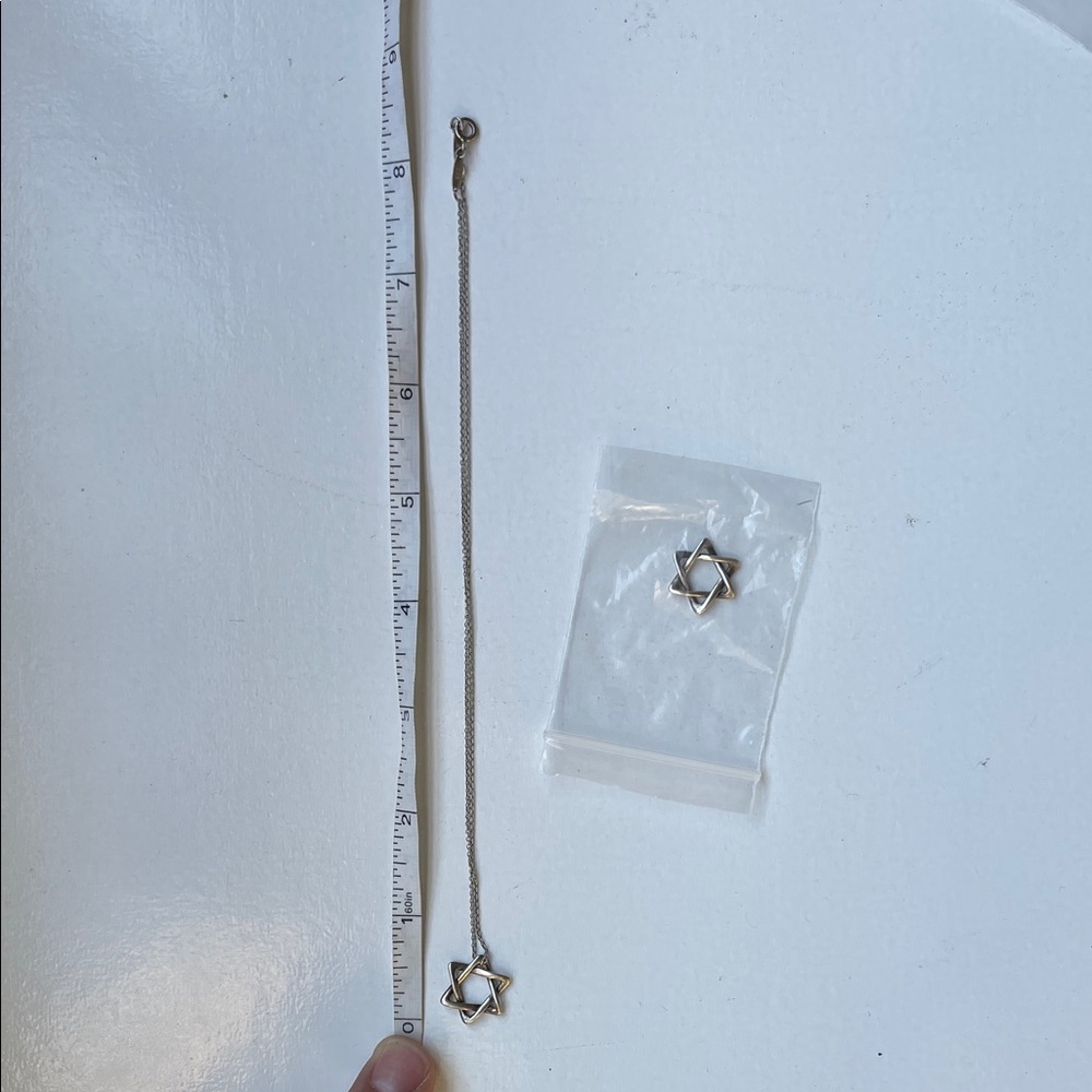 Tiffany & co 925 Star of David Necklace